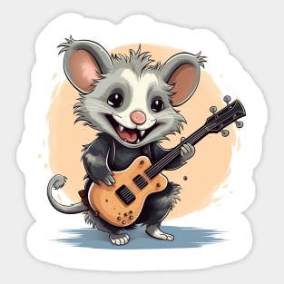 mouse guitarist Sticker